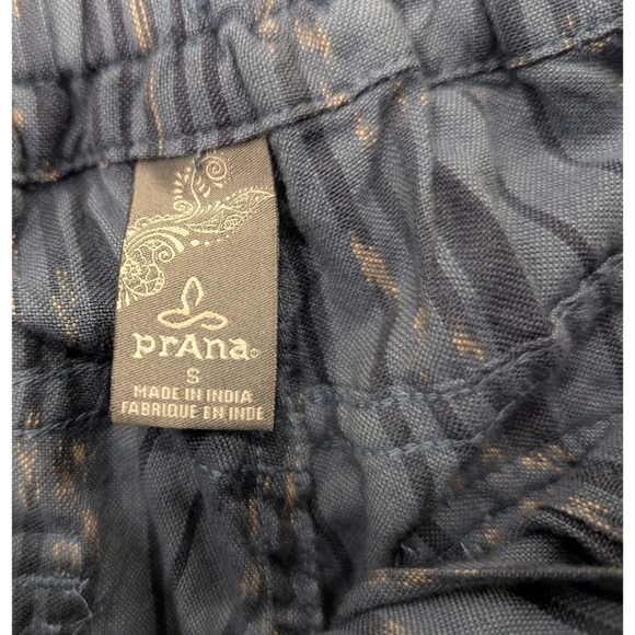 Prana Arlie Blue Cotto. Jogger Pants Size Small - Picture 5 of 6